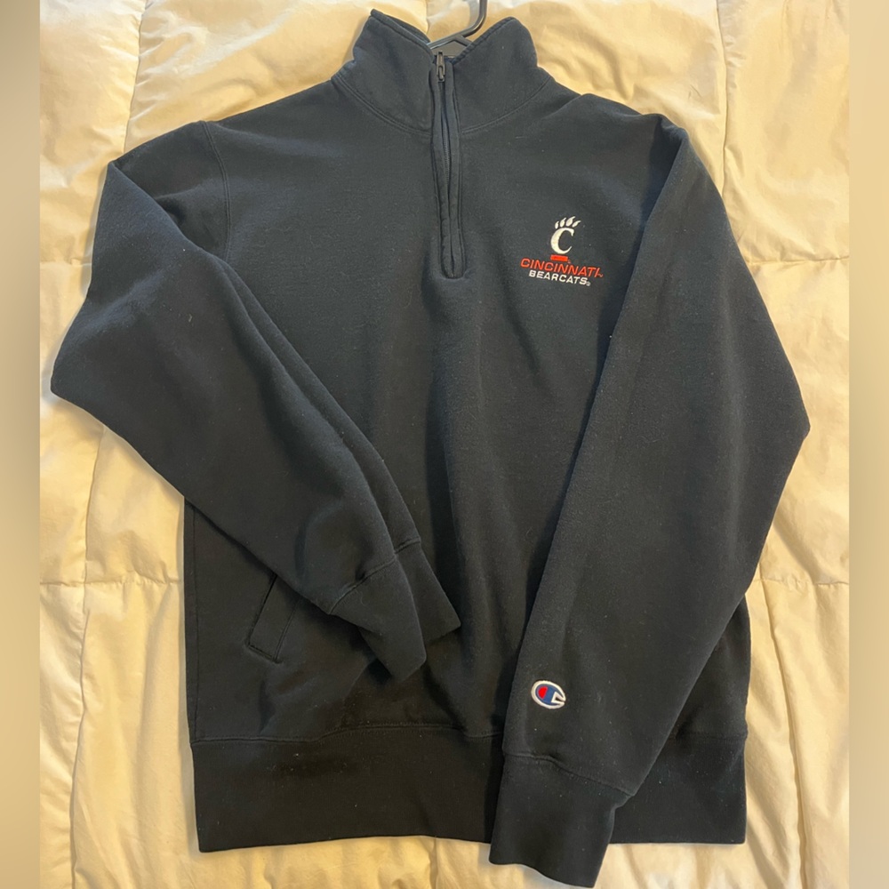 Champion University of Cincinnati Quarterzip Small
